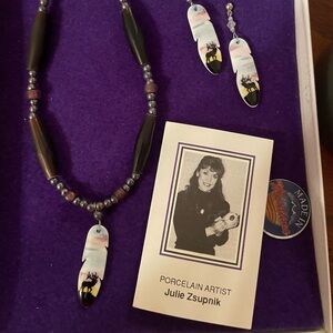 Julie Zsupnik Necklace and Earring Set